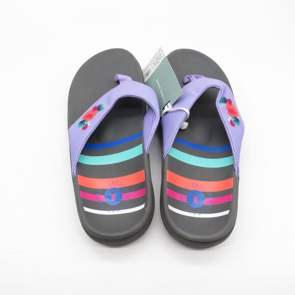 Revitalign Yumi Tropic Women's Flip Flop Sandals Size 7 Purple NEW - Picture 4 of 6